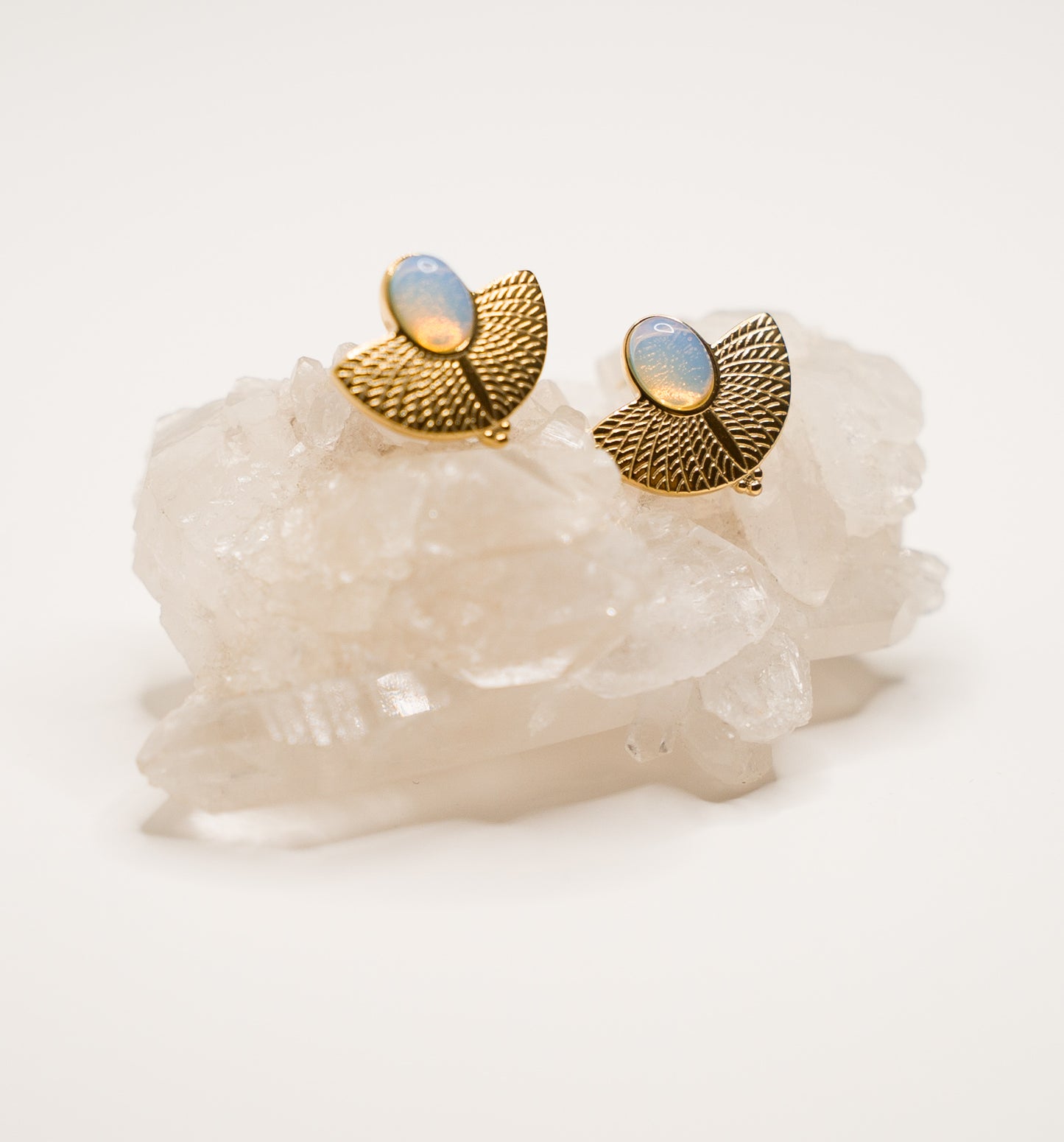 Falcon opalite studs