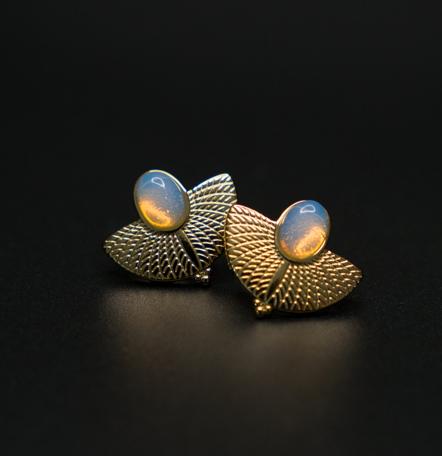 Falcon opalite studs