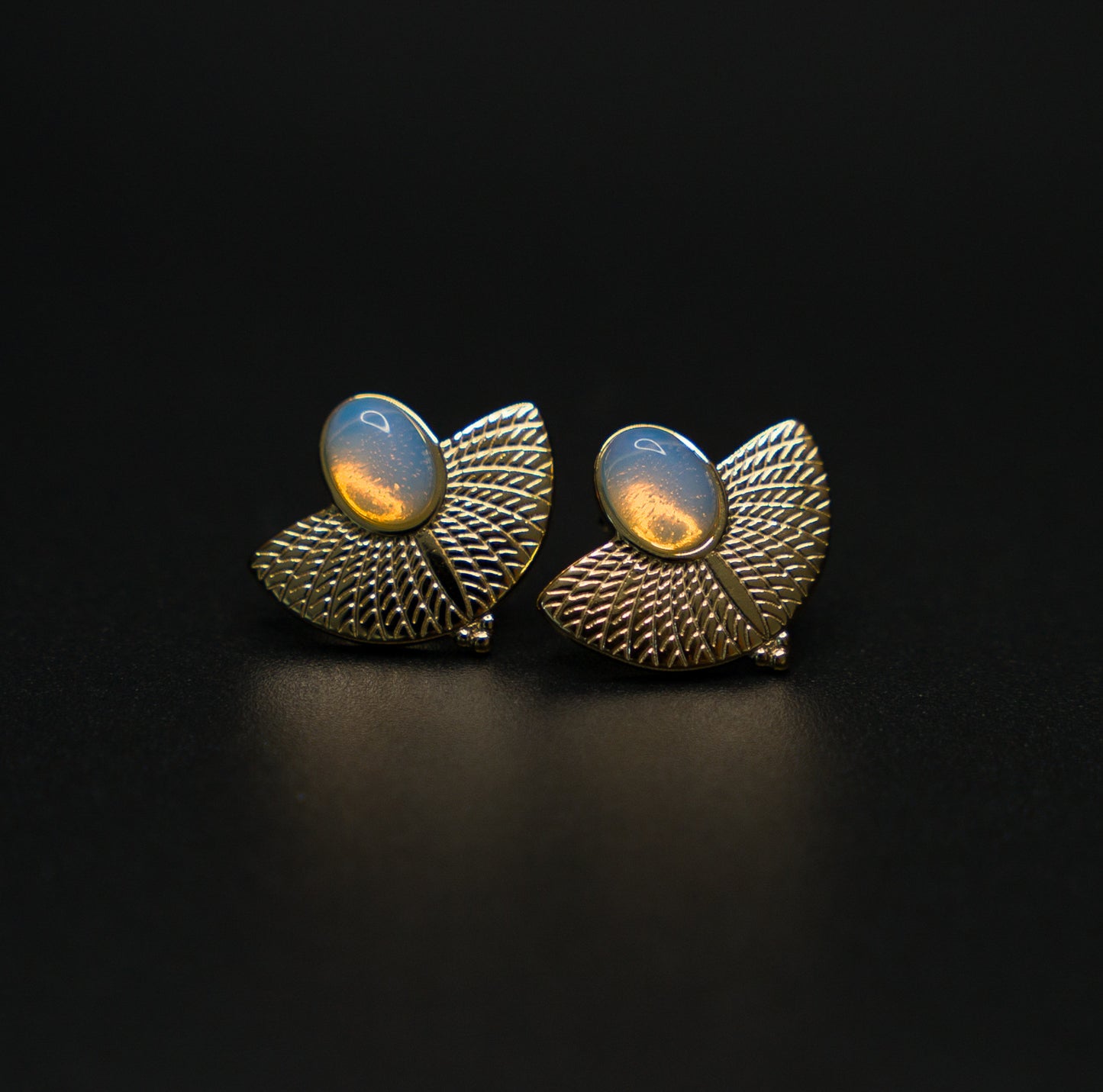 Falcon opalite studs