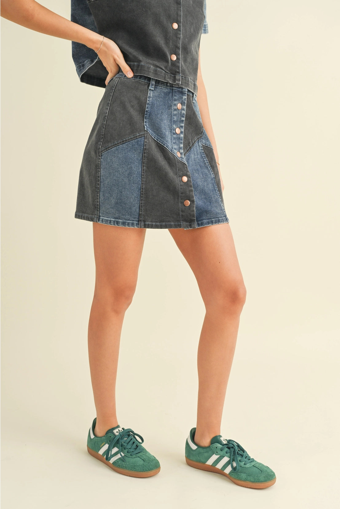 Bree denim skirt