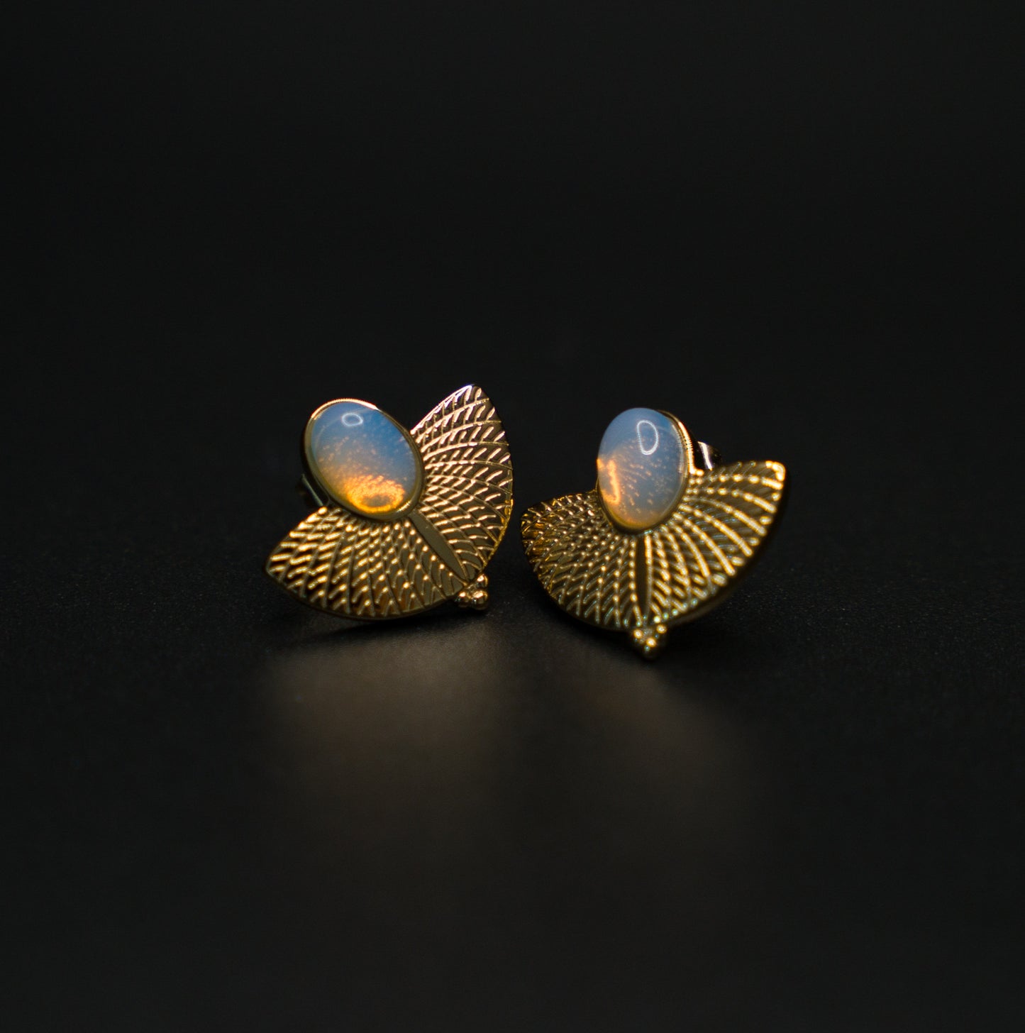 Falcon opalite studs