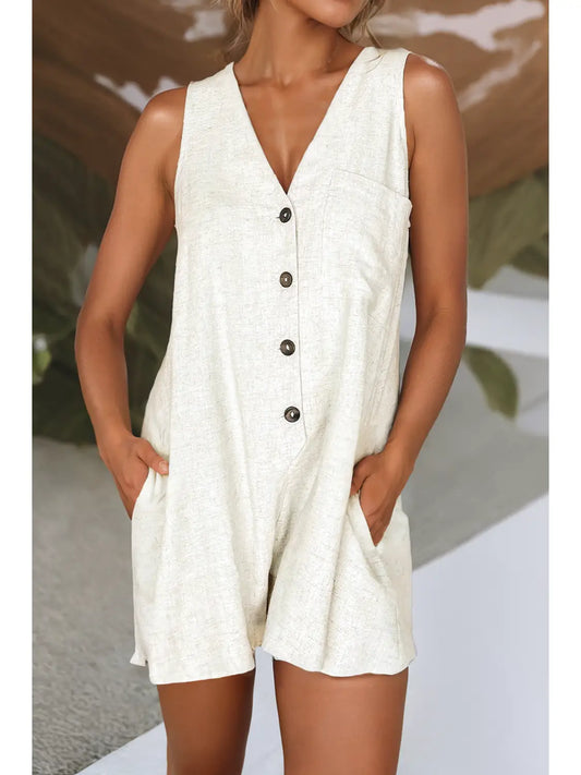 Sara ivory romper