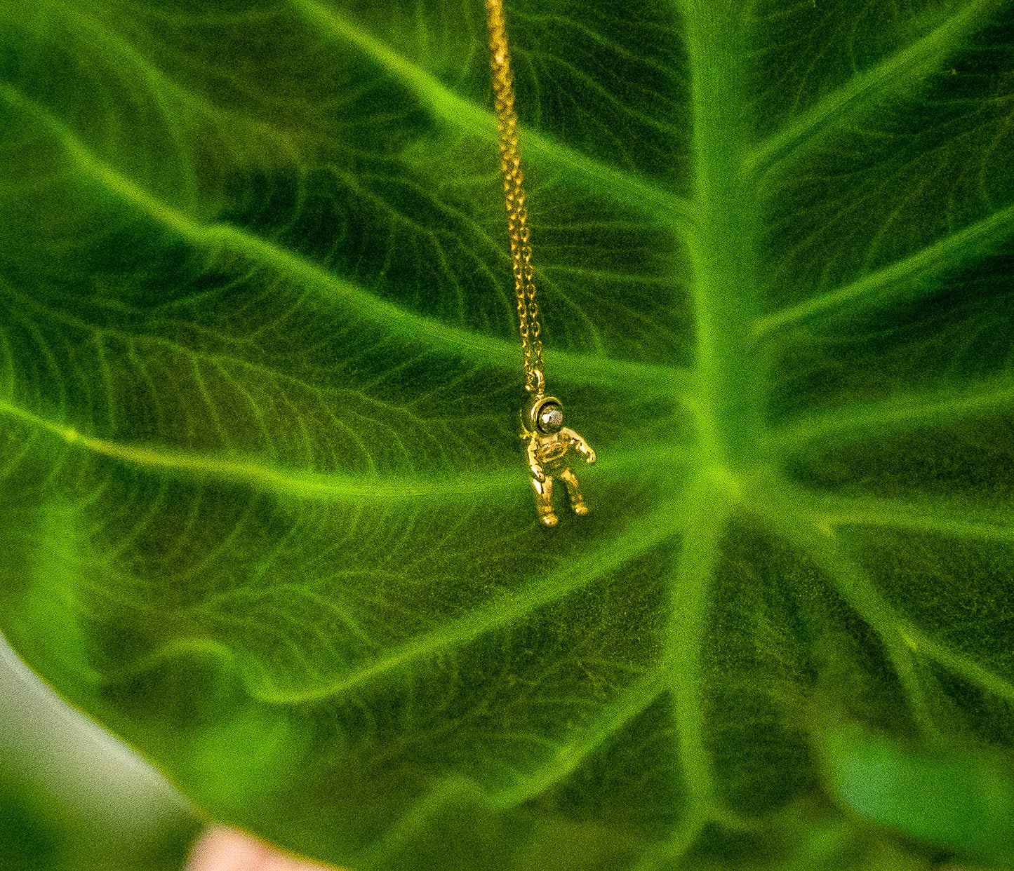 Spaceman necklace