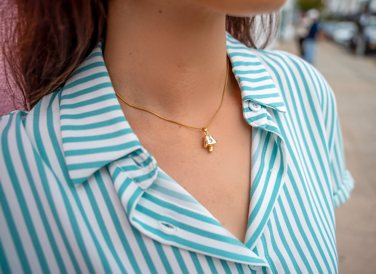 Mushroom necklace