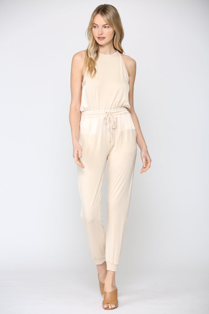 Whitney ivory jumpsuit