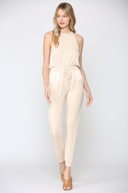 Whitney ivory jumpsuit