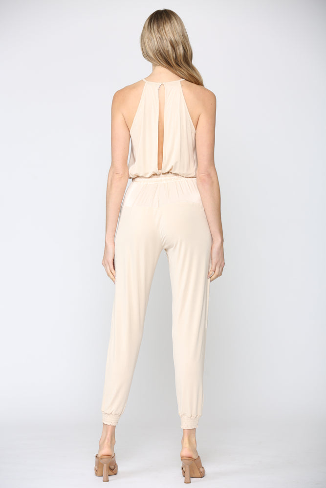 Whitney ivory jumpsuit